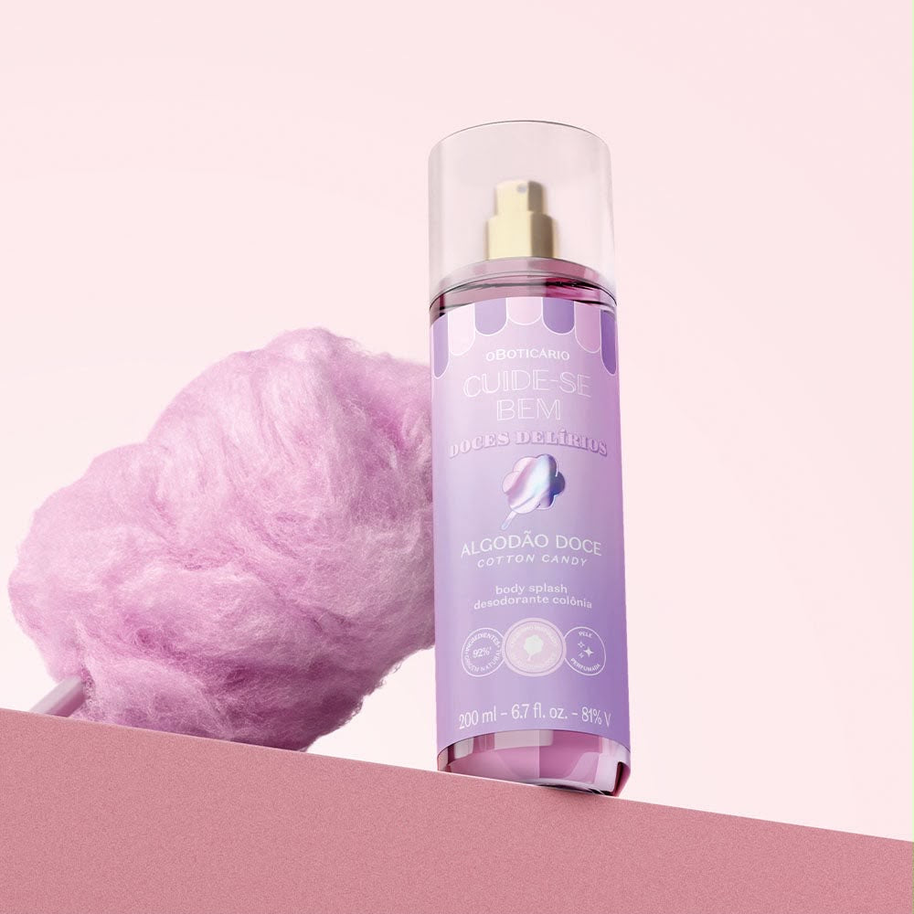 Body Splash Cuide-Se Bem Doces Delírios Zuckerwatte 200ml