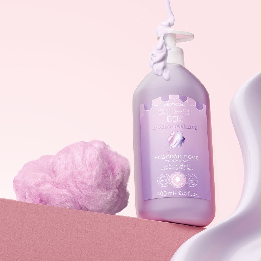 Cuide-Se Bem Zuckerwatte – Feuchtigkeitslotion 400ml