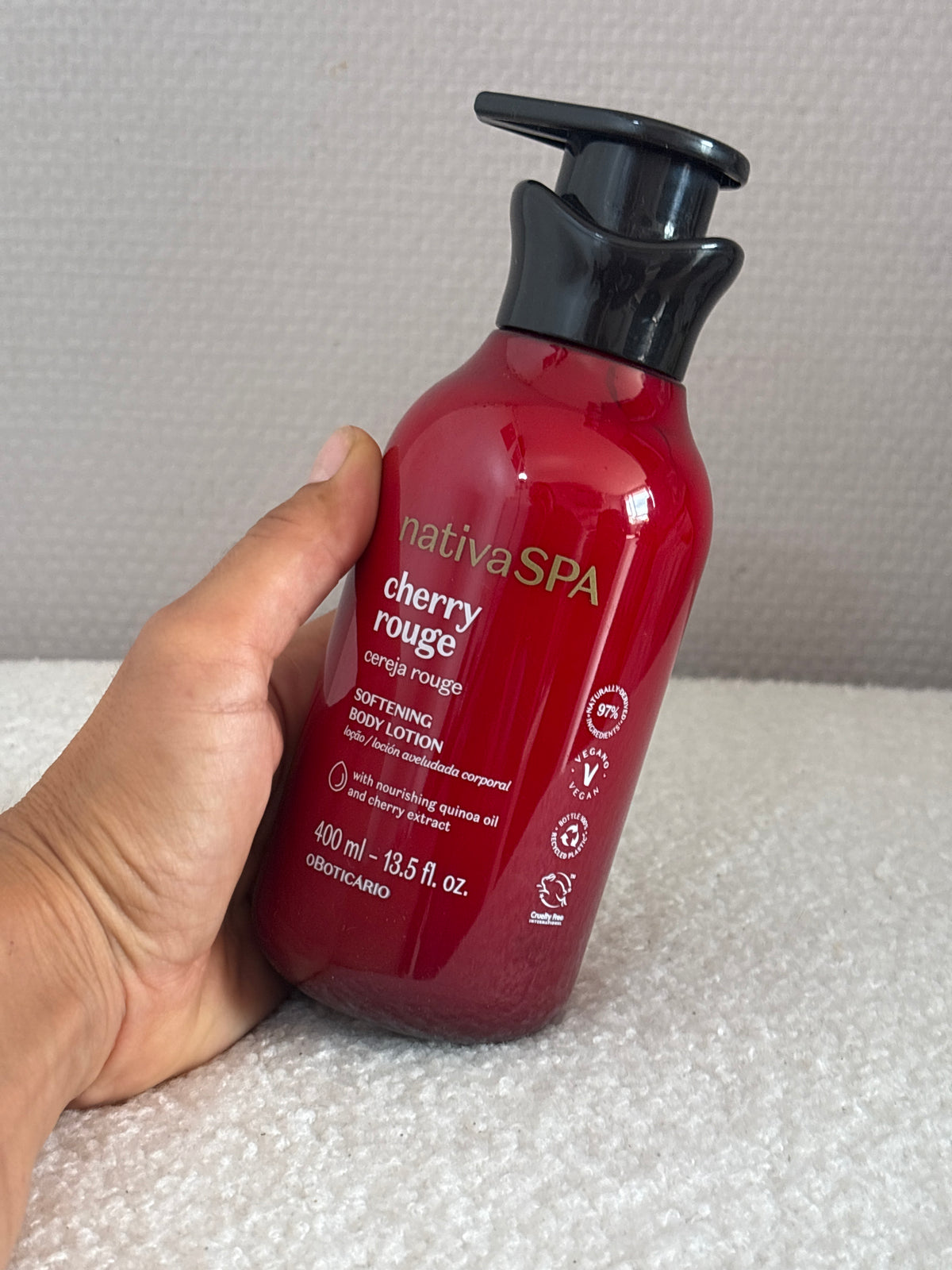 Nativa SPA Crème Hydratante Corps Cerise 400ml