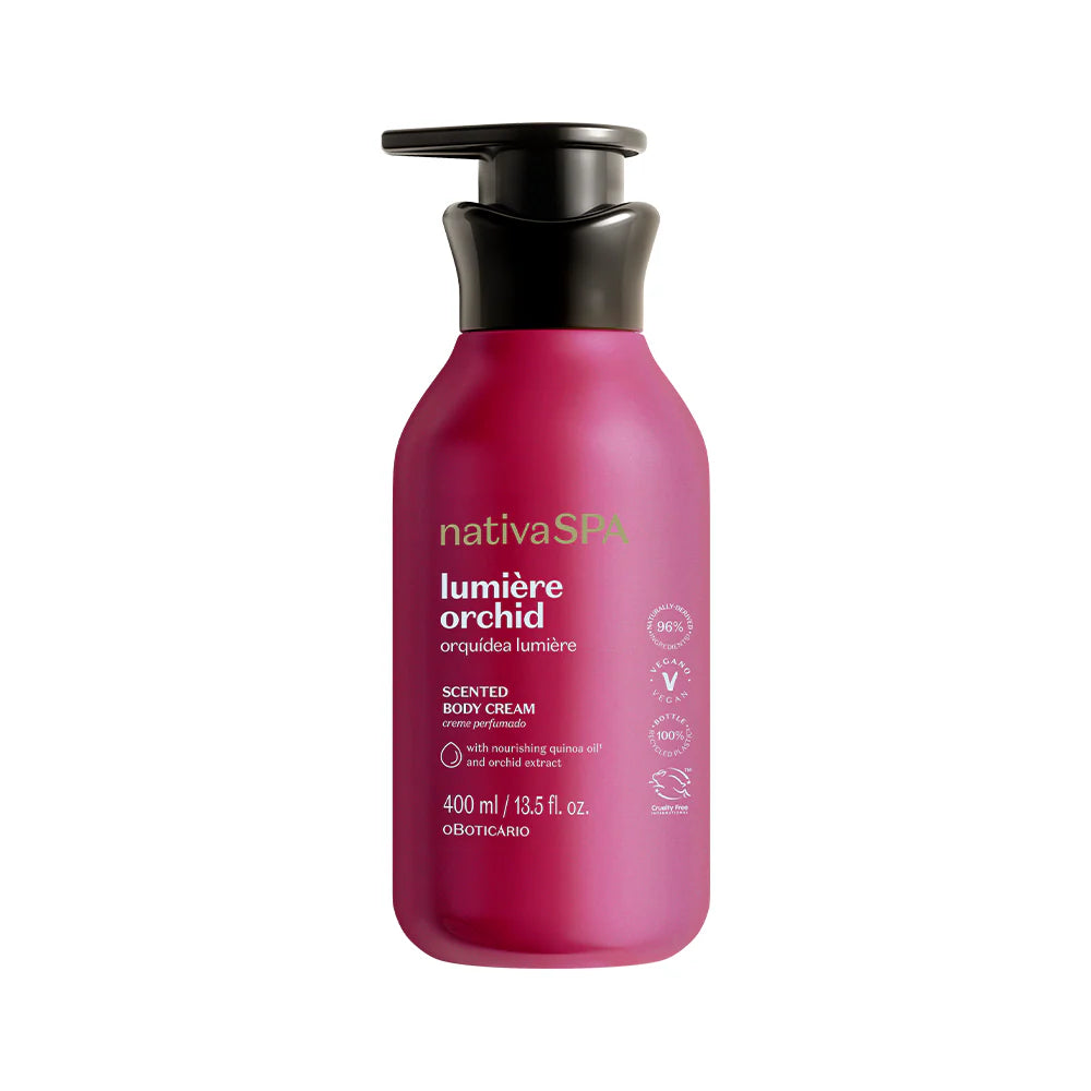 Crème hydratante parfumée Nativa SPA Orchidée Lumière, 400ml