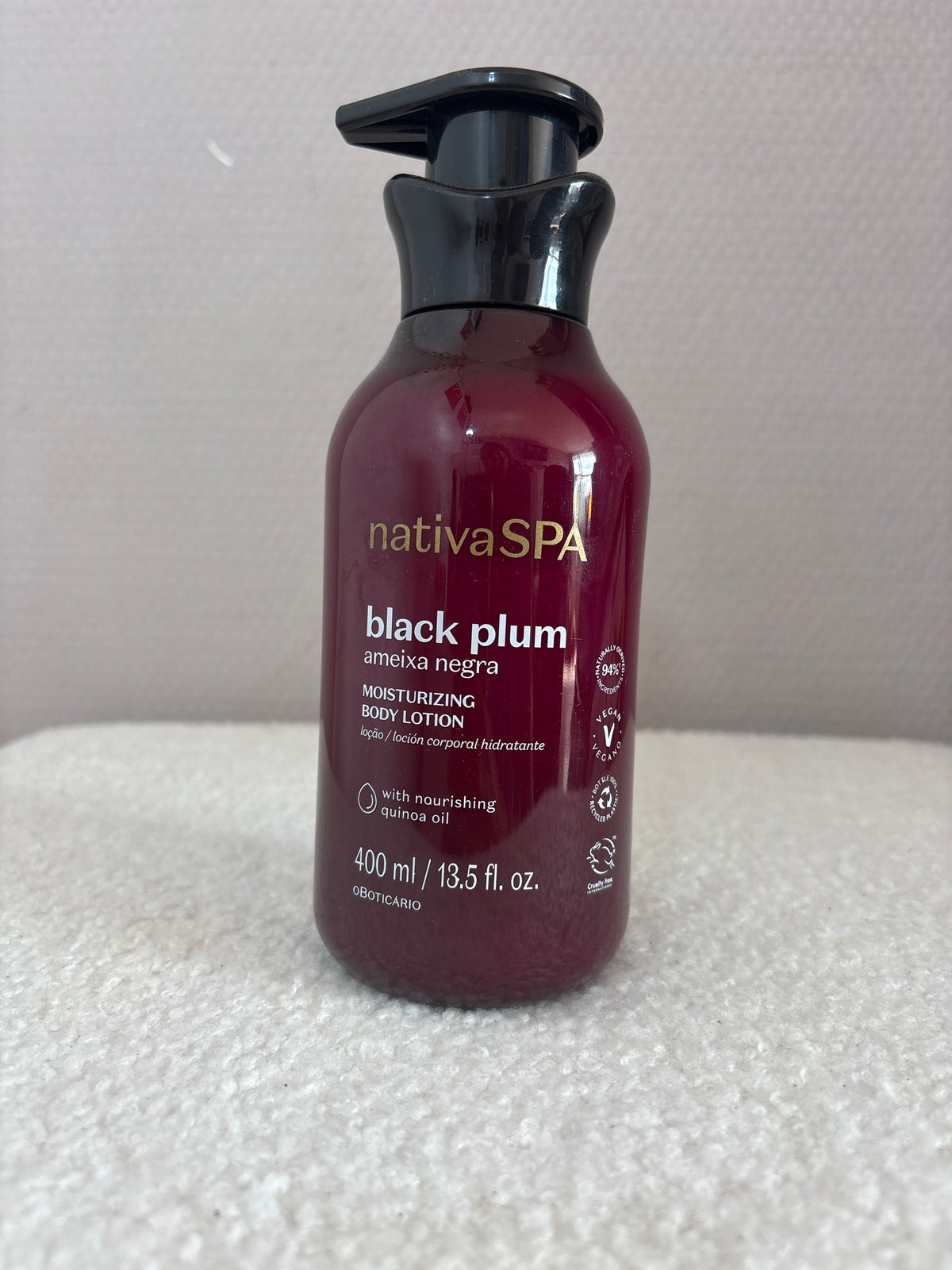 Nativa SPA Crème Hydratante Corps Prune Noire 400ml