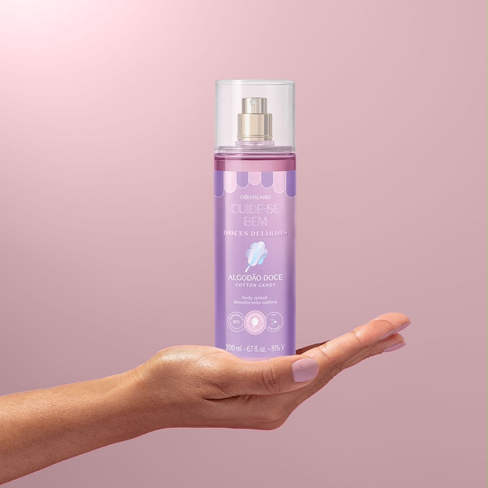 Body Splash Cuide-Se Bem Doces Delírios Zuckerwatte 200ml