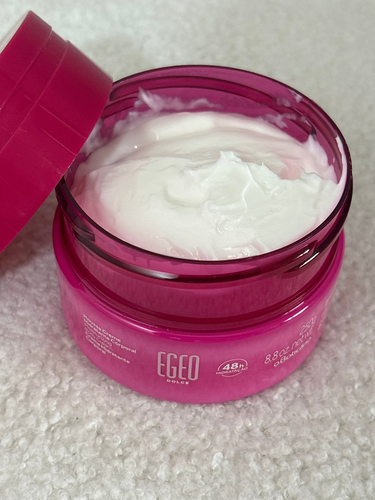Mousse Crème Hydratante Corporelle Egeo Dolce 250g