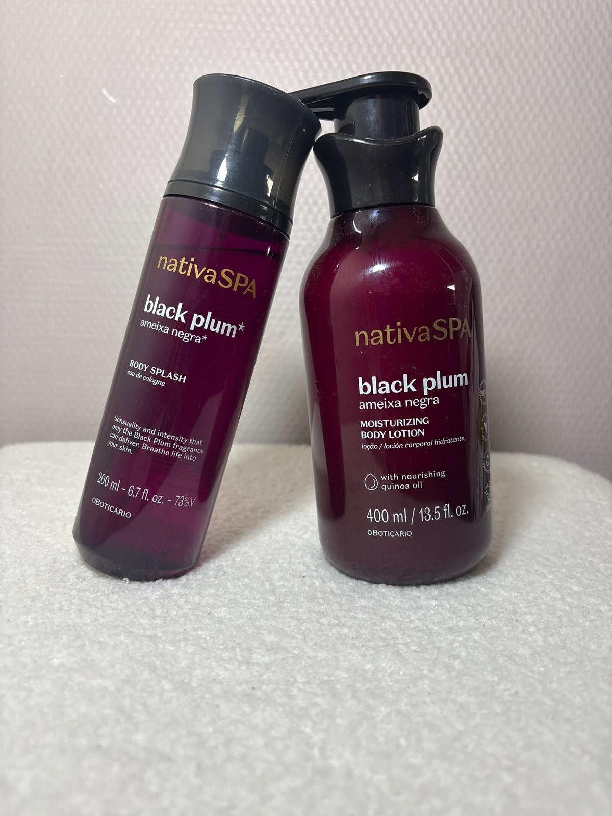 Coffret Nativa SPA Prune Noire – Body Splash & Crème Corps