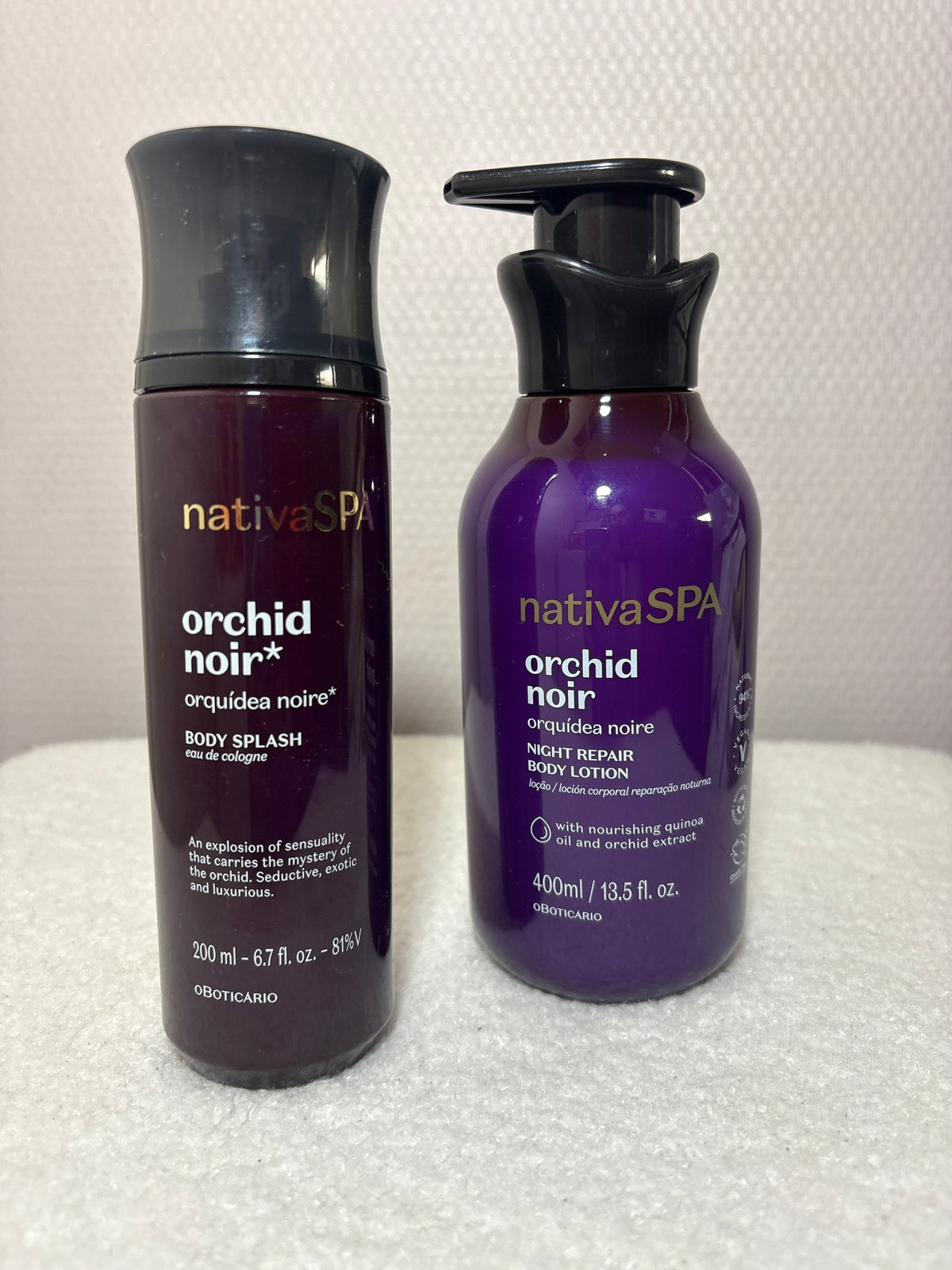 Coffret Nativa SPA Orchidée Noire – Body Splash & Crème Corps