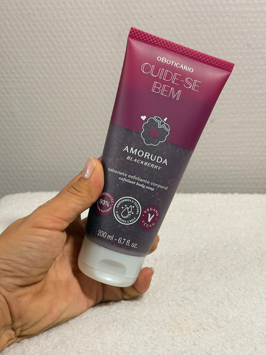 Körperpeelingseife Cuide-se Bem Amoruda Brombeere 200ml