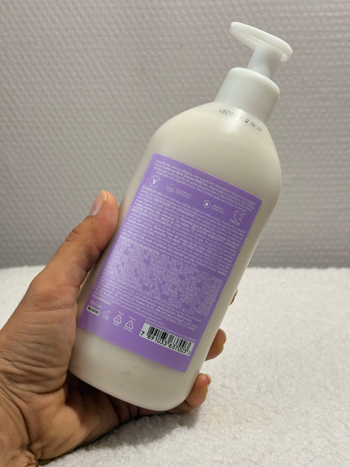 Cuide-Se Bem Zuckerwatte – Feuchtigkeitslotion 400ml