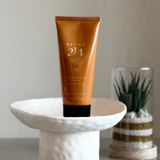 Botica 214 Brilho Dourado – Crème hydratante pour le corps O Boticário