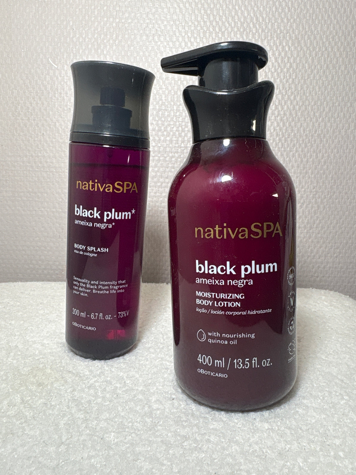 Coffret Nativa SPA Prune Noire – Body Splash & Crème Corps