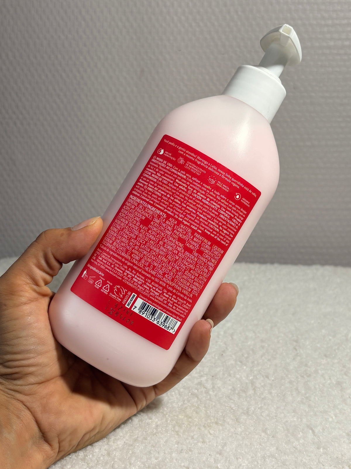 Cuide-Se Bem Erdbeere & Milch – Feuchtigkeit spendende Lotion 400ml