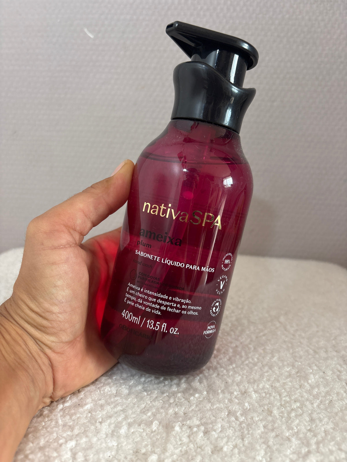 Savon Liquide Mains Prune Nativa SPA 400ml
