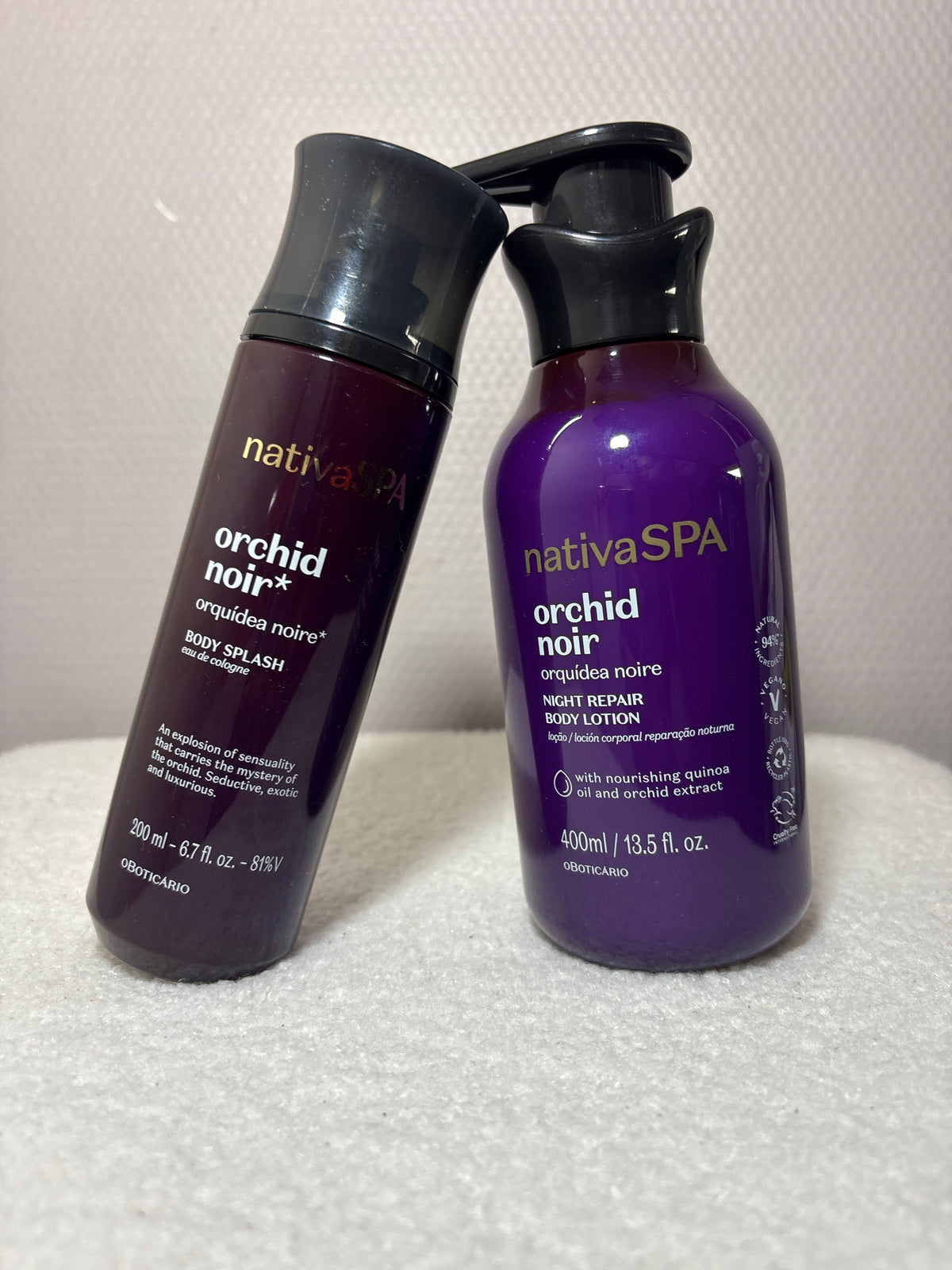 Coffret Nativa SPA Orchidée Noire – Body Splash & Crème Corps