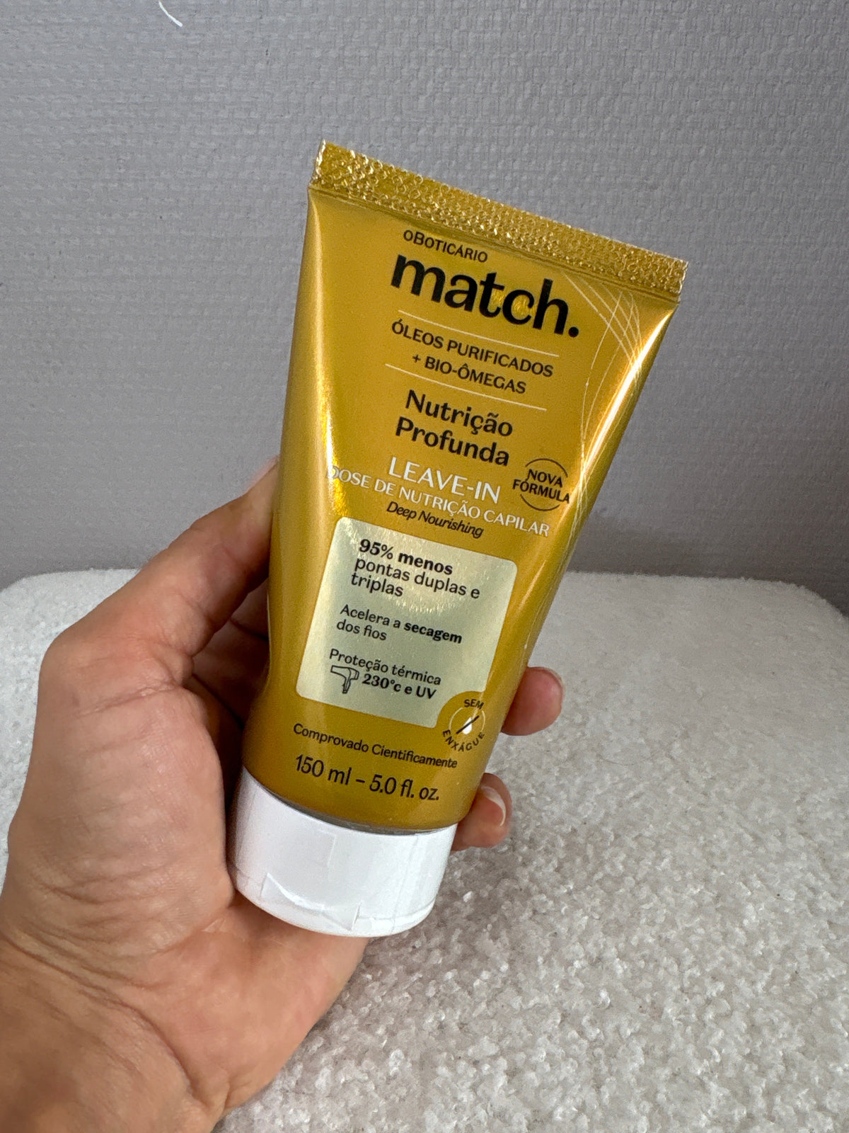 Leave-In Nutrition Profonde Match O Boticário 150ml
