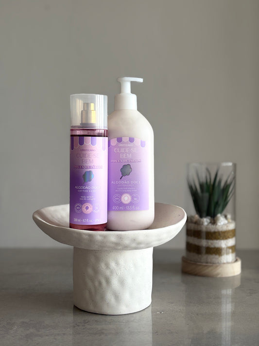 Coffret Cuide-Se Bem Barbe à Papa – Body Splash & Loção Hidratante