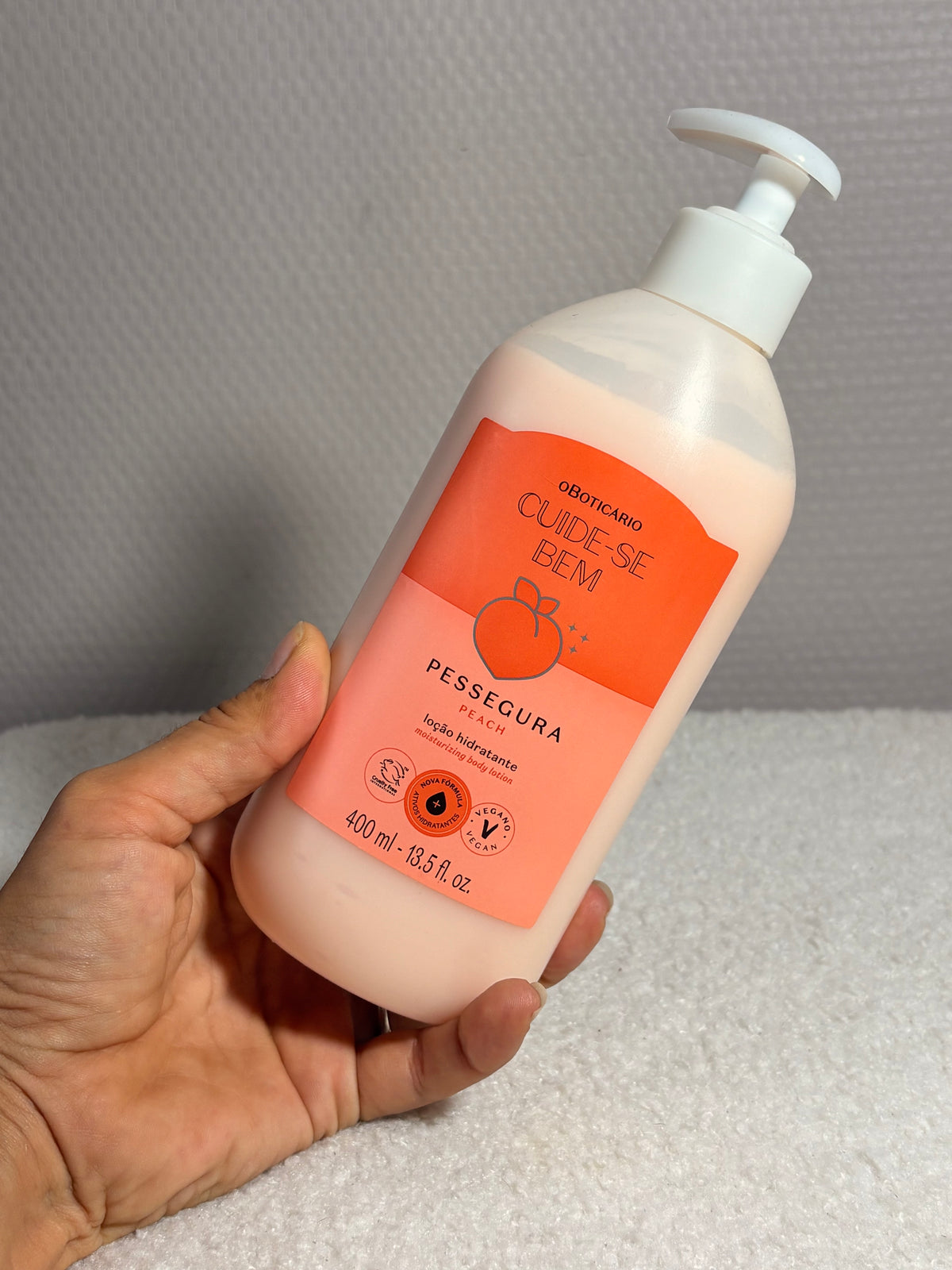 Cuide-Se Bem Crème Hydratante Corps Pêche 400ml