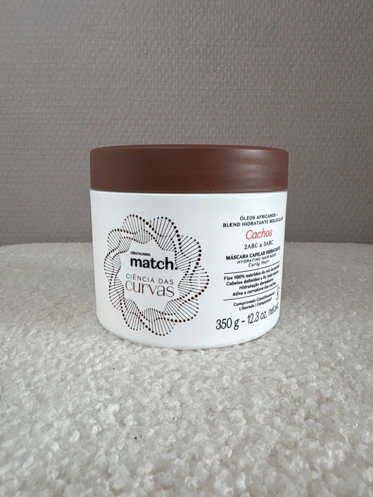 Máscara Capilar Hidratante Match Ciência das Curvas 350g