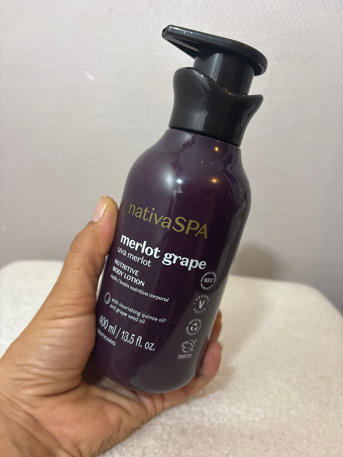 Nativa SPA Crème Hydratante Corps Uva Merlot 400ml