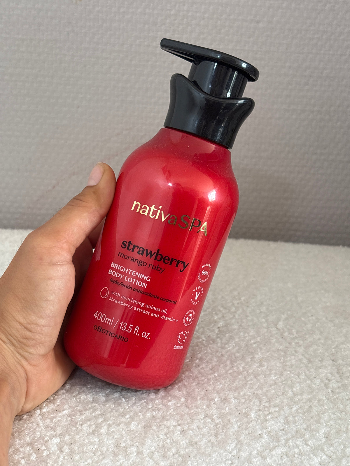 Nativa SPA Creme Hidratante Corporal Morango 400ml