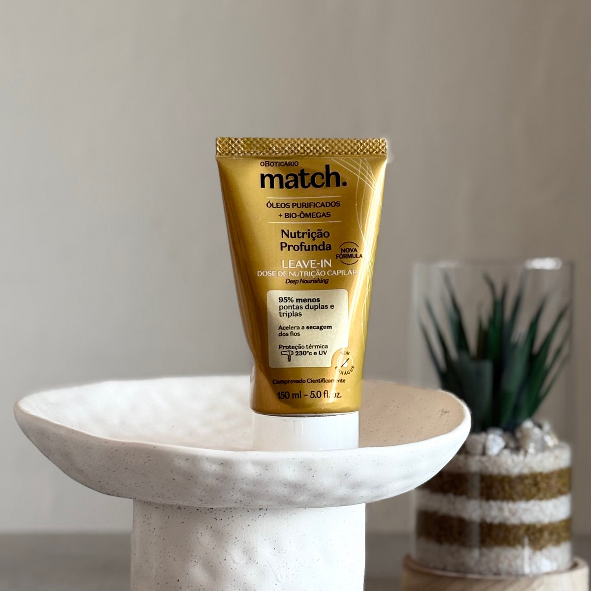 Leave-In Nutrition Profonde Match O Boticário 150ml