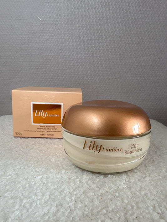 Lily Lumière Crème Hydratante Corporelle O Boticário 250g