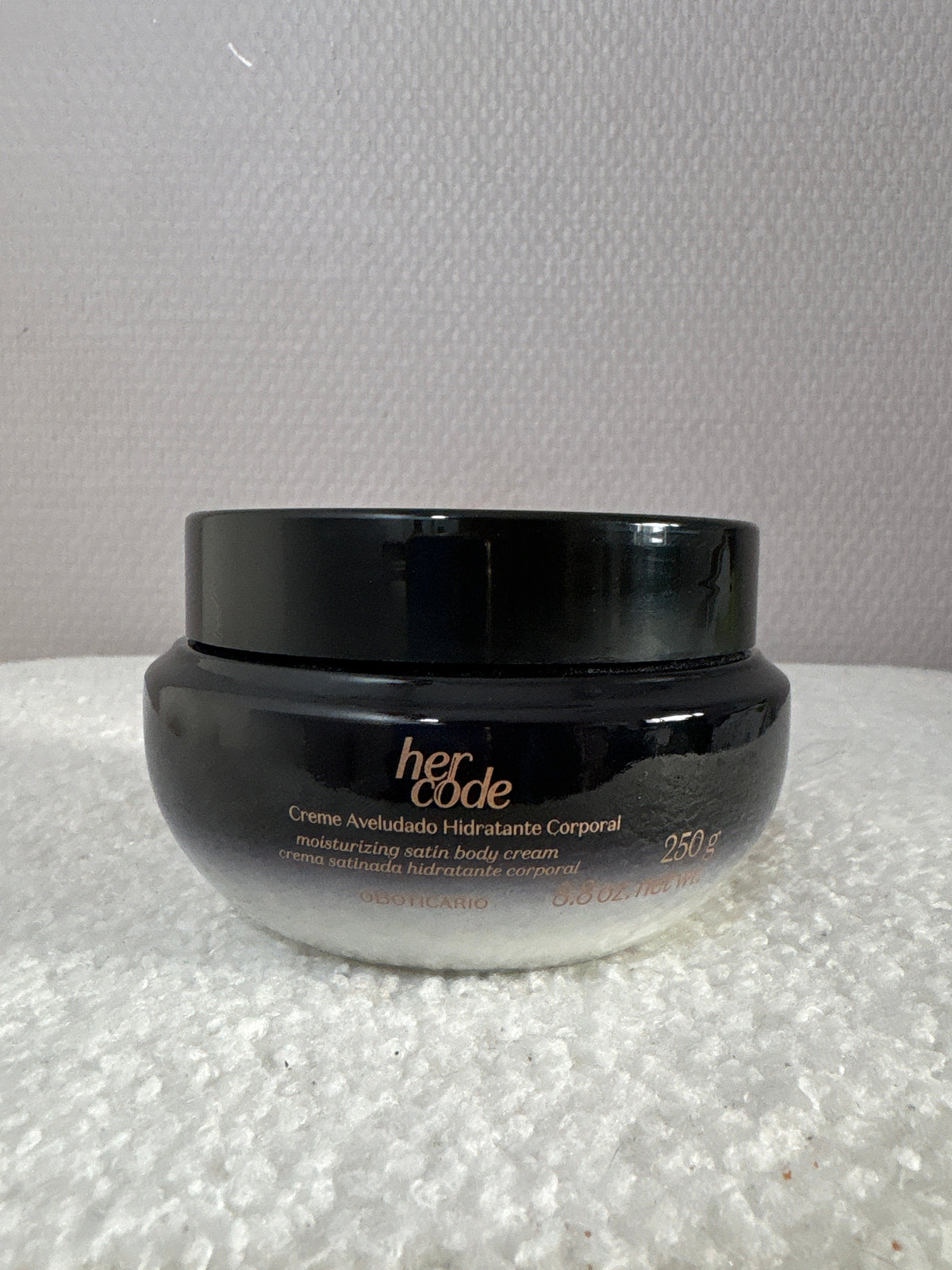 Her Code Crème Veloutée Hydratante Corporelle 250g – O Boticário her code