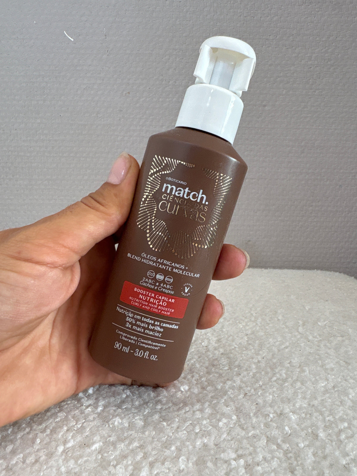 Booster Capilar Nutrição Match Ciência das Curvas 90ml