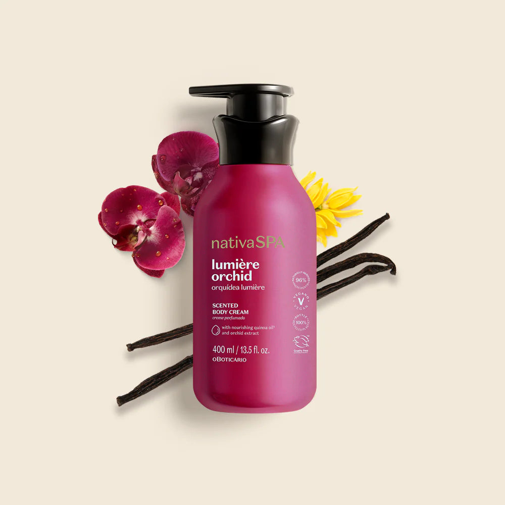 Crème hydratante parfumée Nativa SPA Orchidée Lumière, 400ml