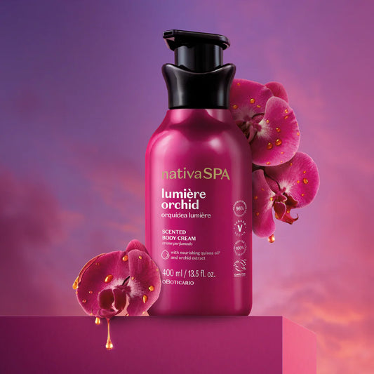 Crème hydratante parfumée Nativa SPA Orchidée Lumière, 400ml
