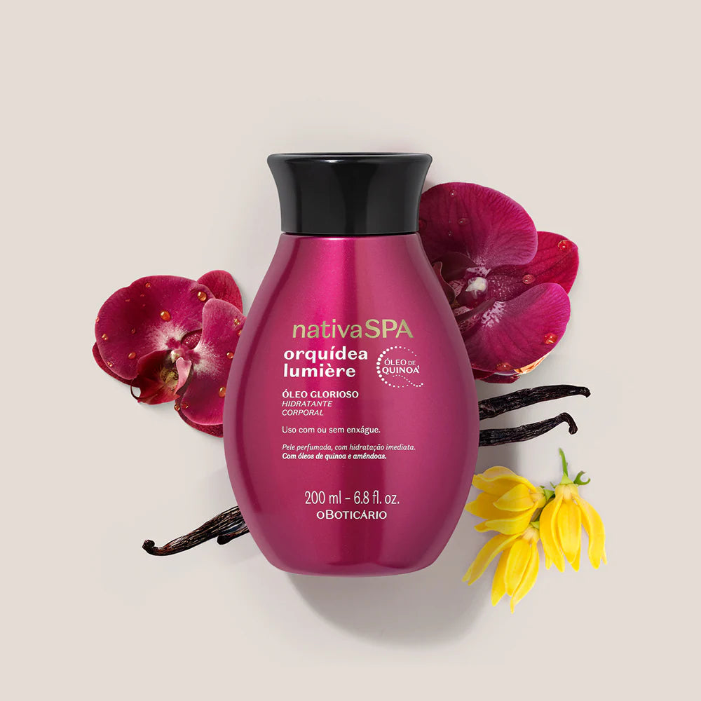 Huile de bain glorieuse Nativa SPA Orchidée Lumière 200ml