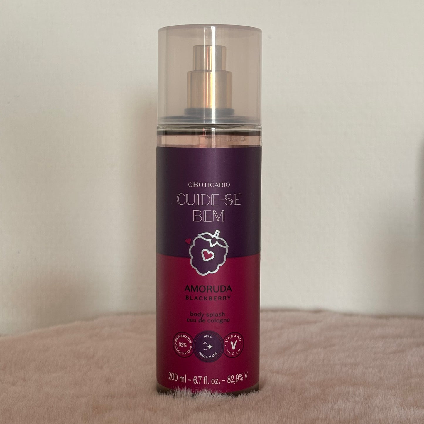 Body Splash Cuide-se Bem Amoruda Blackberry