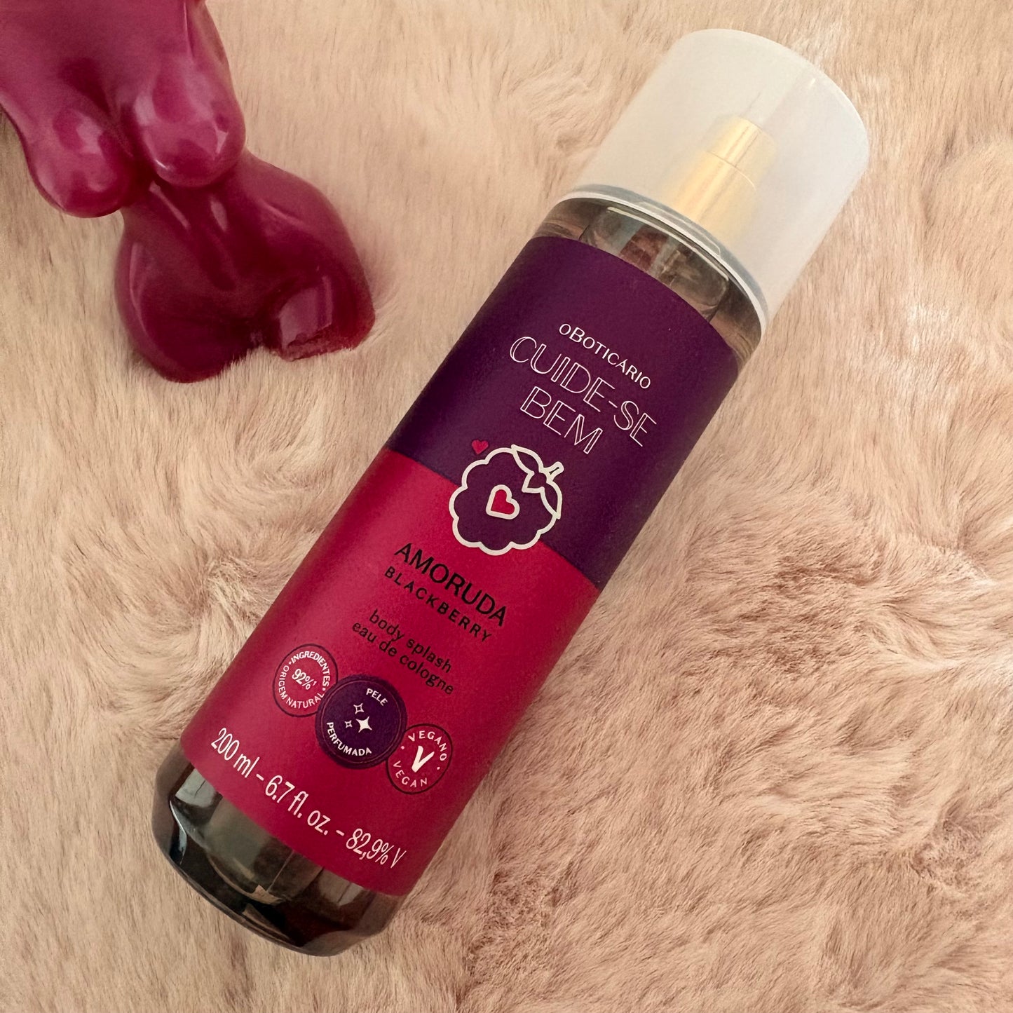 Body Splash Cuide-se Bem Amoruda Blackberry