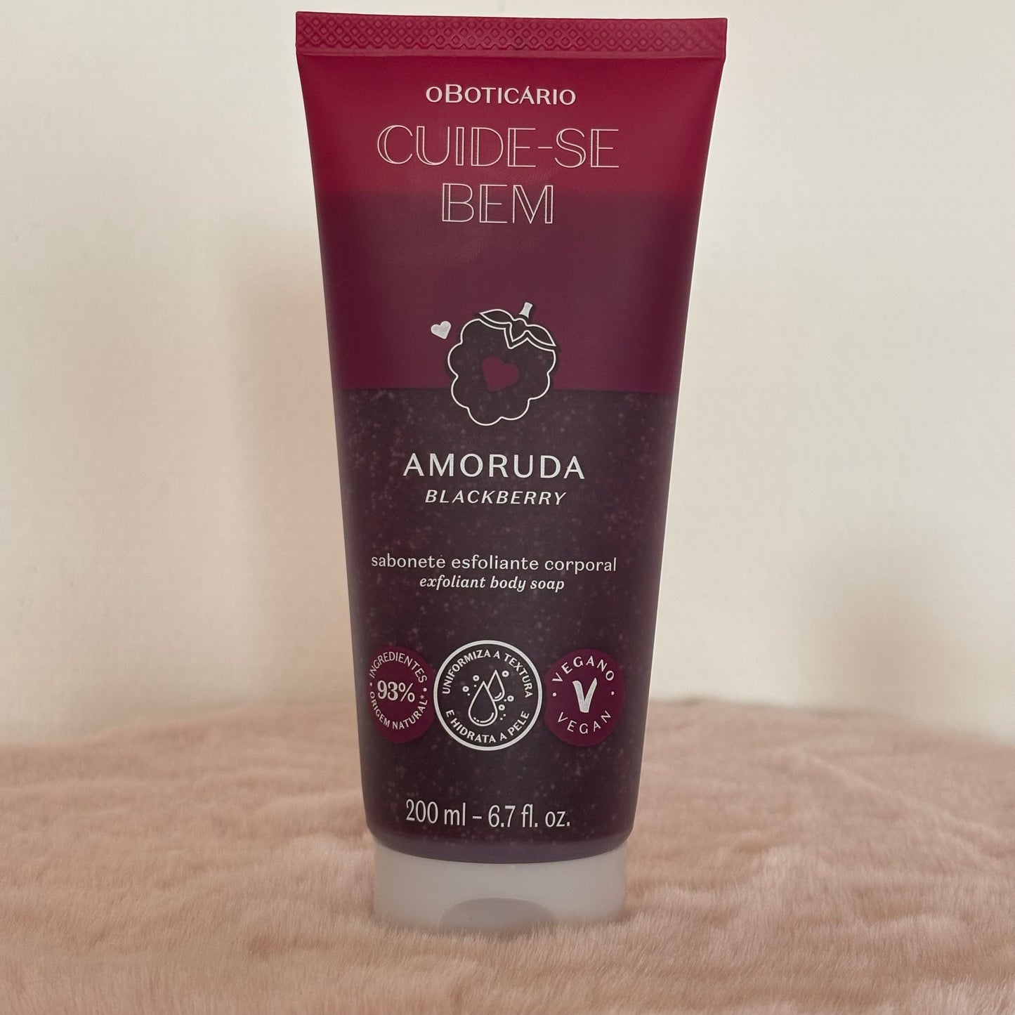 Savon exfoliant corps Cuide-se Bem Amoruda Blackberry 200ml