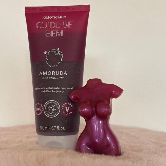 Savon exfoliant corps Cuide-se Bem Amoruda Blackberry 200ml