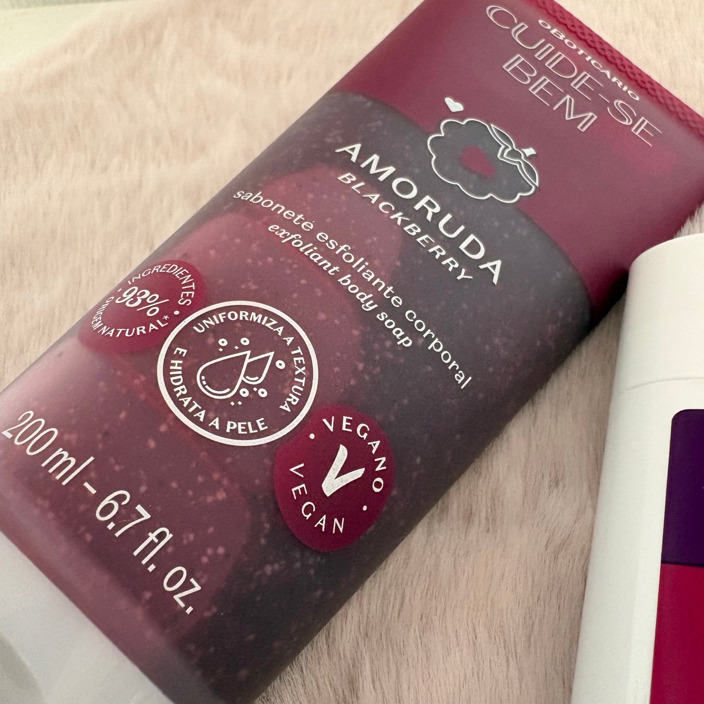 Savon exfoliant corps Cuide-se Bem Amoruda Blackberry 200ml