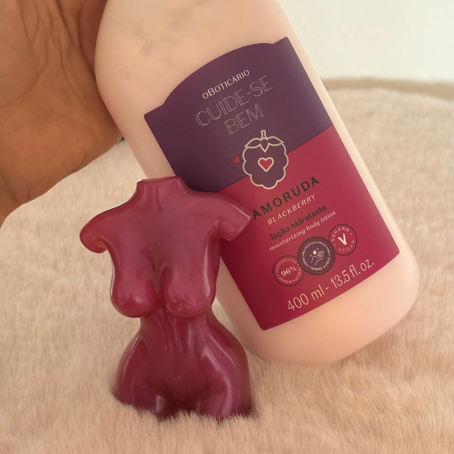 Loção hidratante Cuide-se Bem Amoruda Blackberry 400ml