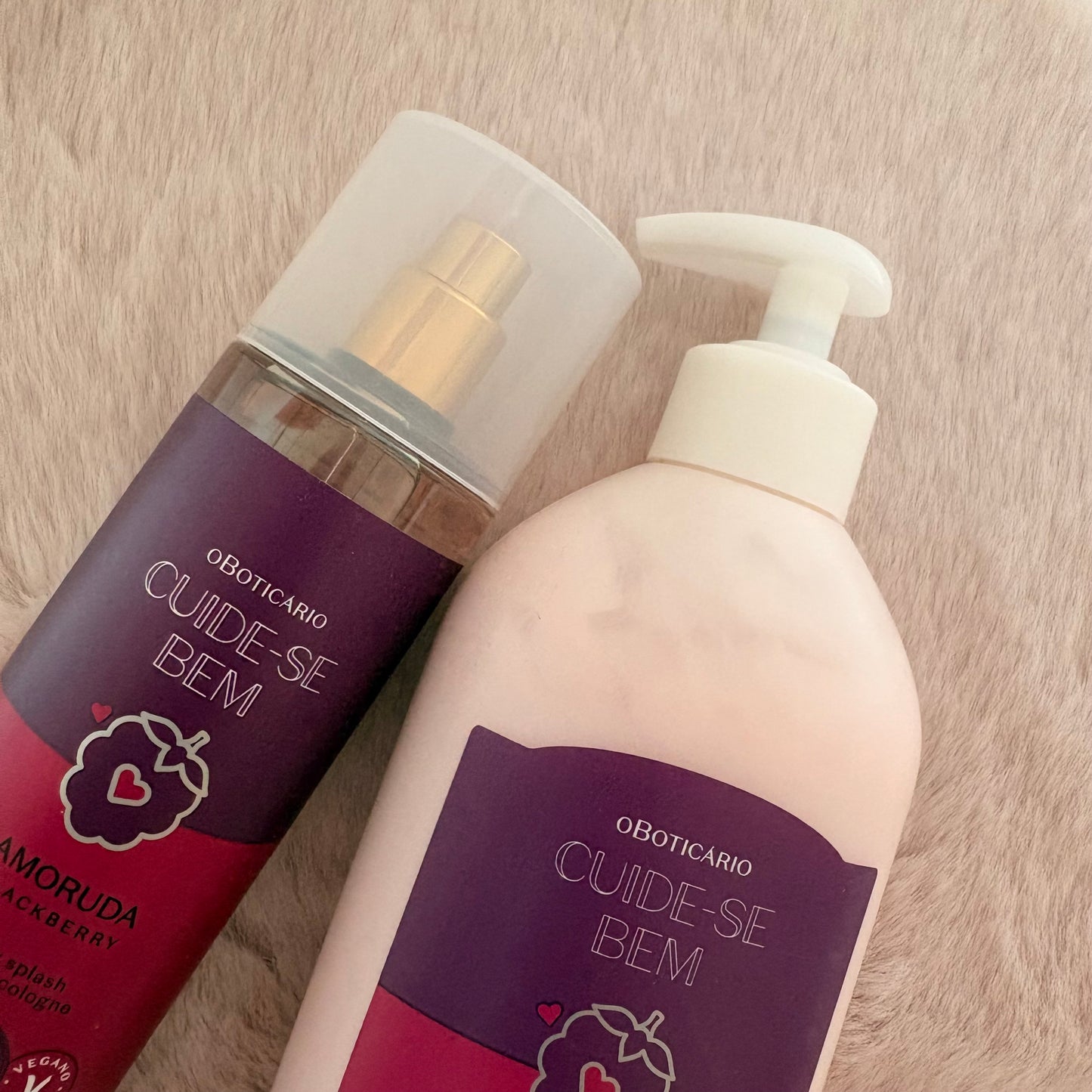 Loção hidratante Cuide-se Bem Amoruda Blackberry 400ml